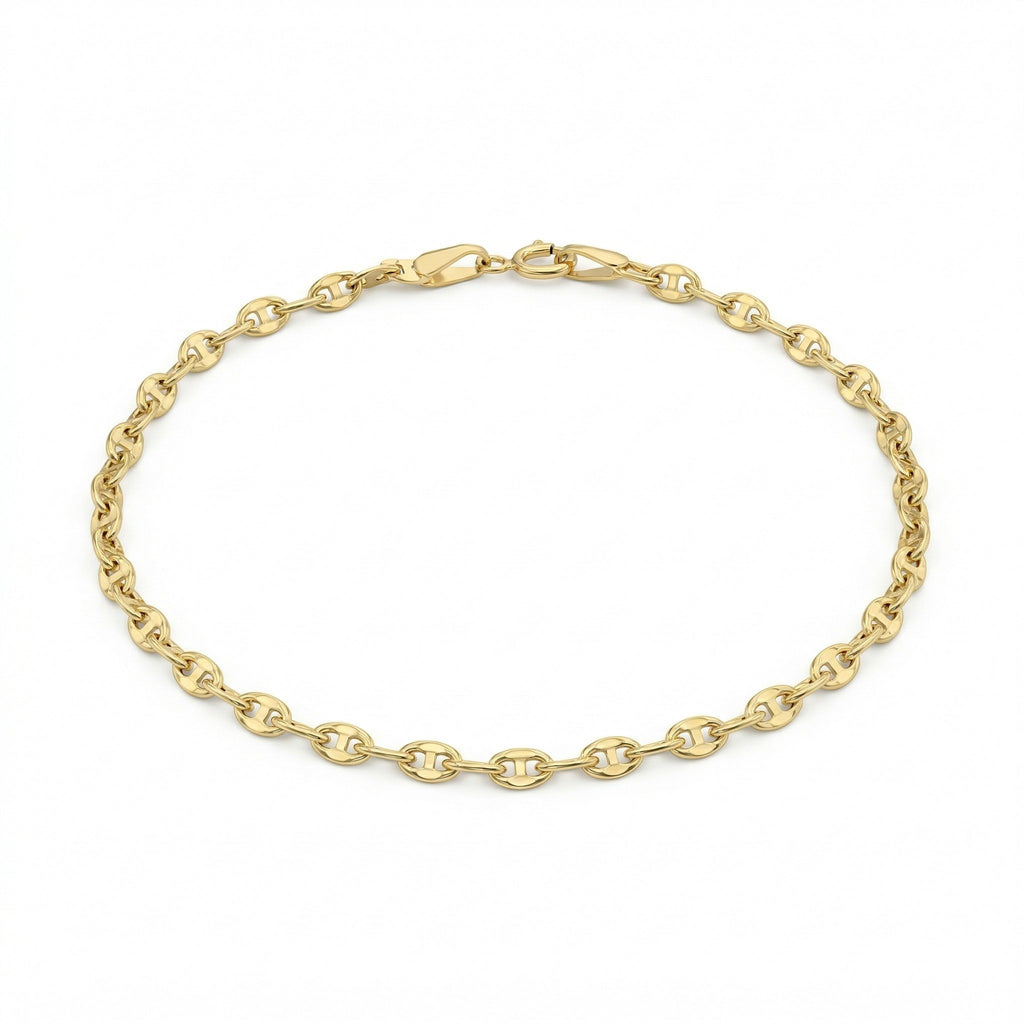 9K Yellow Gold Bracelet (Size - 7)_8593436