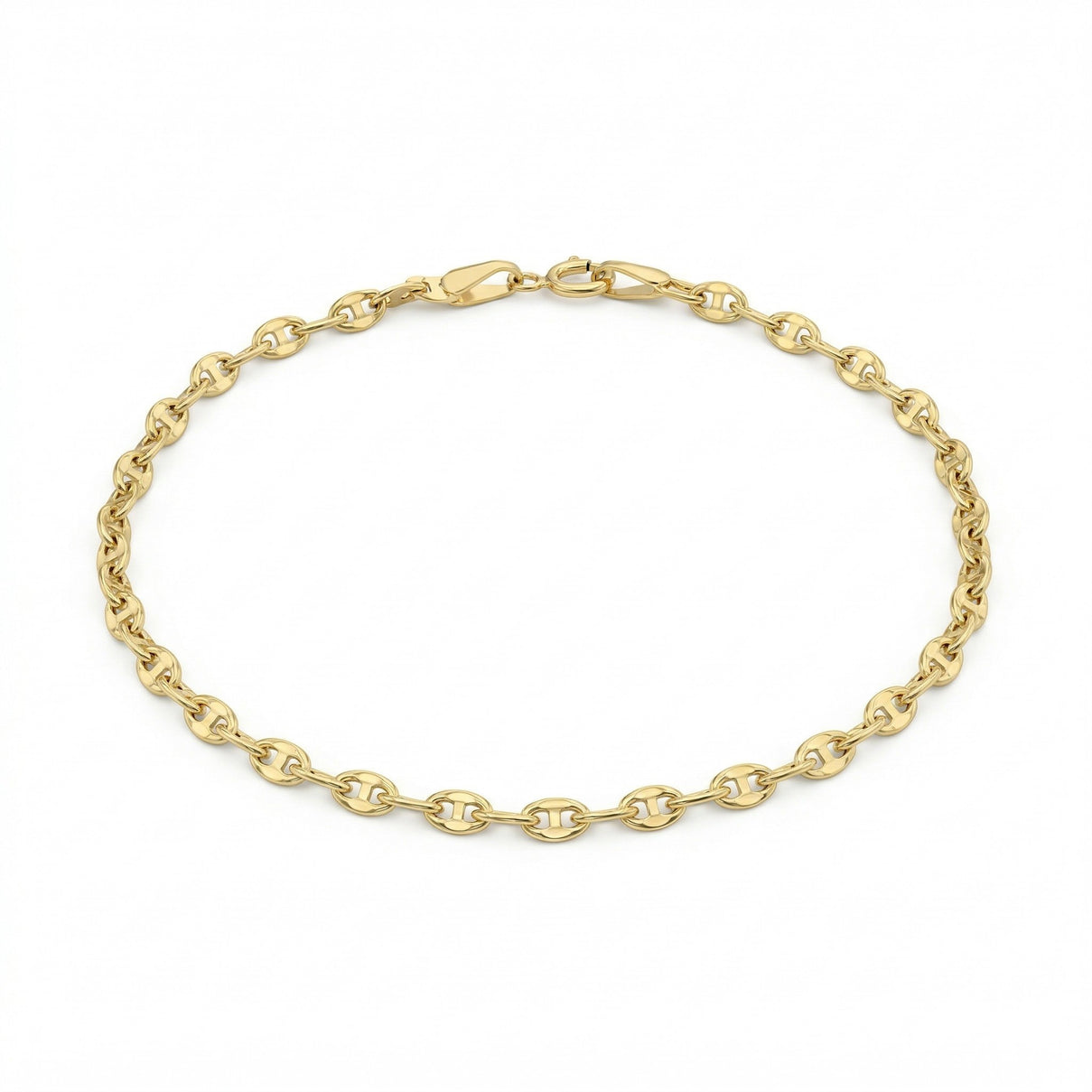 9K Yellow Gold 2.7MM Bracelet 7 Inch 8593436 0