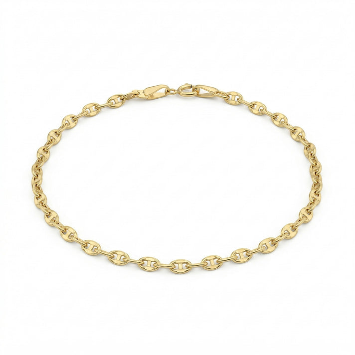 9K Yellow Gold 2.7MM Bracelet 7 Inch 8593436 1