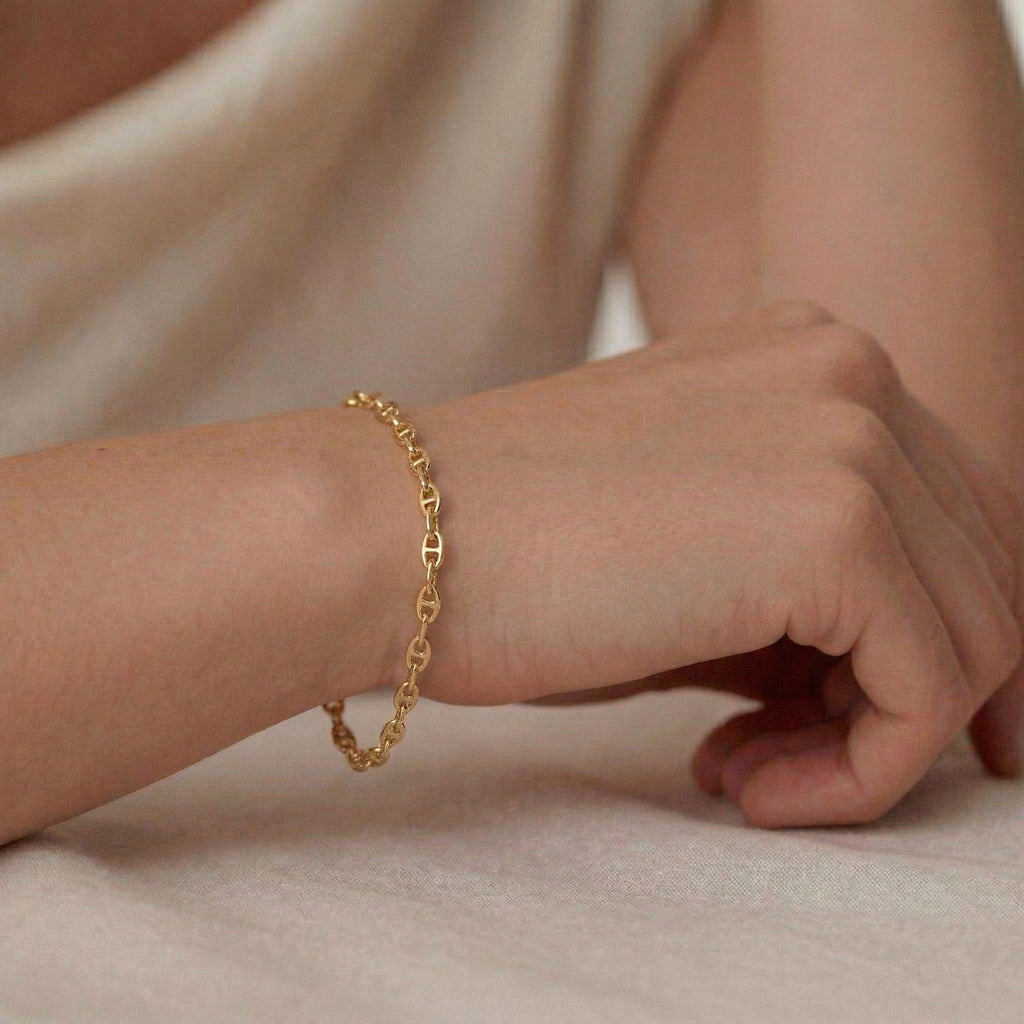 9K Yellow Gold Bracelet (Size - 7)_8593436_2