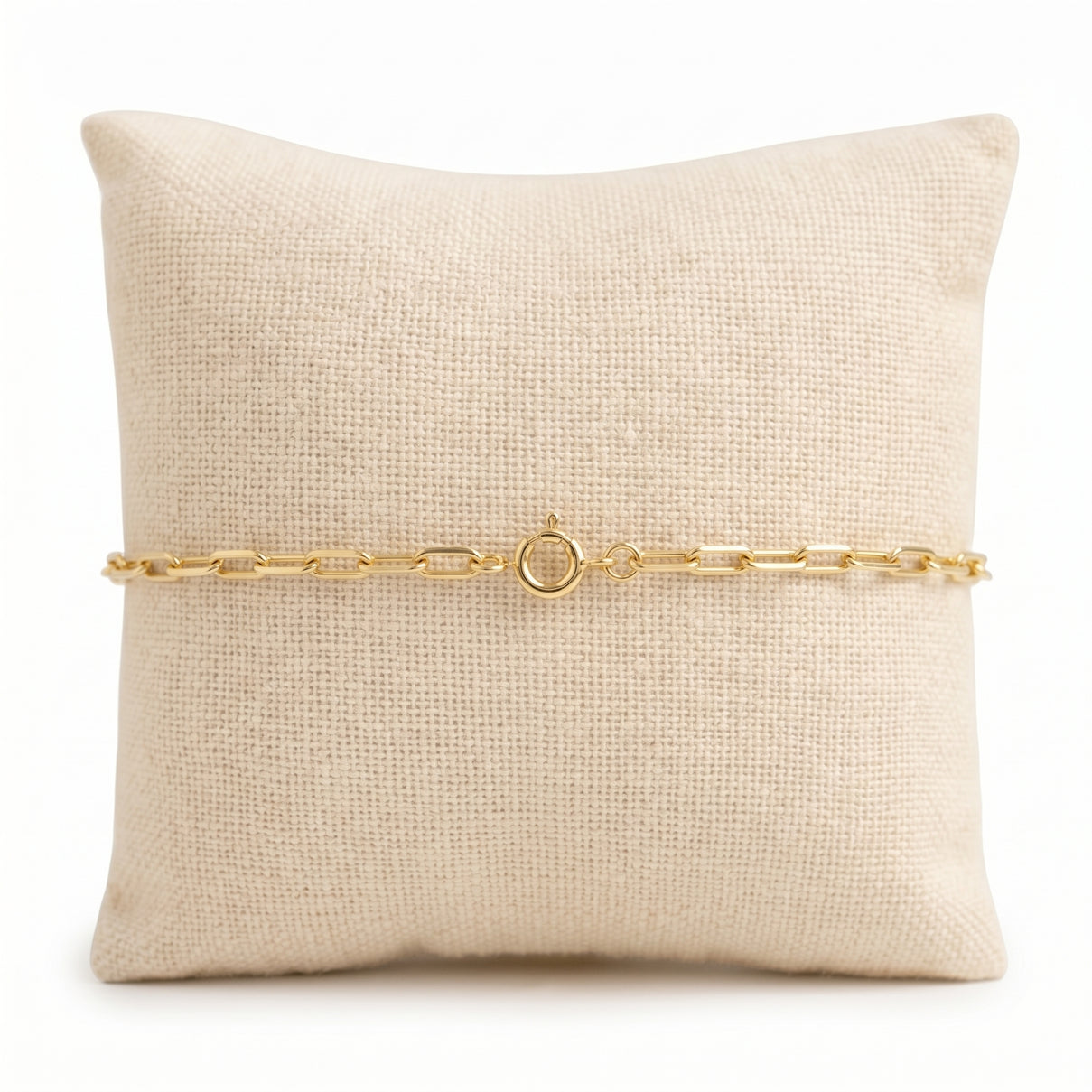 9K Yellow Gold 2.3MM Chain Bracelet with Spring Ring Clasp 7.25 Inch 8593438 4