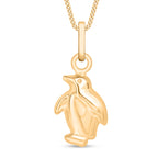 9K Yellow Gold Penguin Pendant
