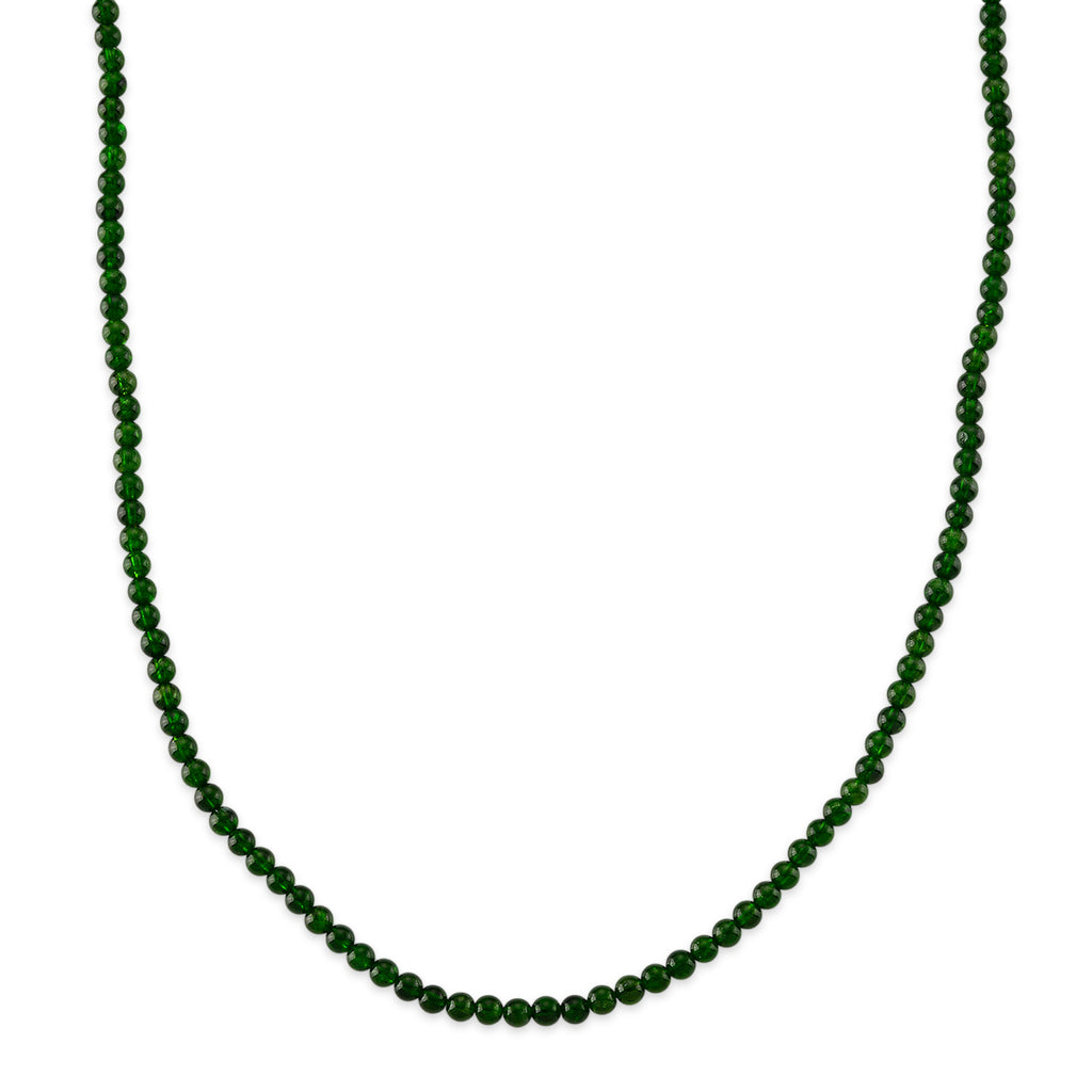 D'Joy - Very Rare AAAA Natural Chrome Diopside Necklace in Gold Overlay Sterling Silver With Lobster Clasp (Size - 20+2 Ext) 85.00 Ct._8594195