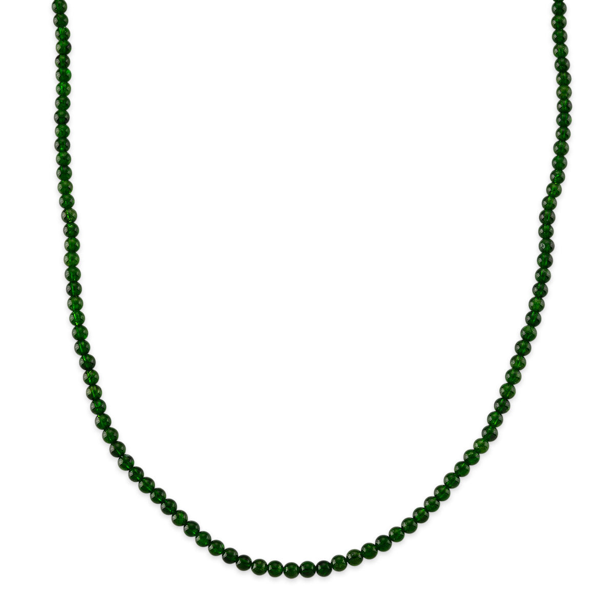 D'Joy - Very Rare AAAA Natural Chrome Diopside Necklace in Gold Overlay Sterling Silver With Lobster Clasp (Size - 20+2 Ext) 85.00 Ct. 8594195 0