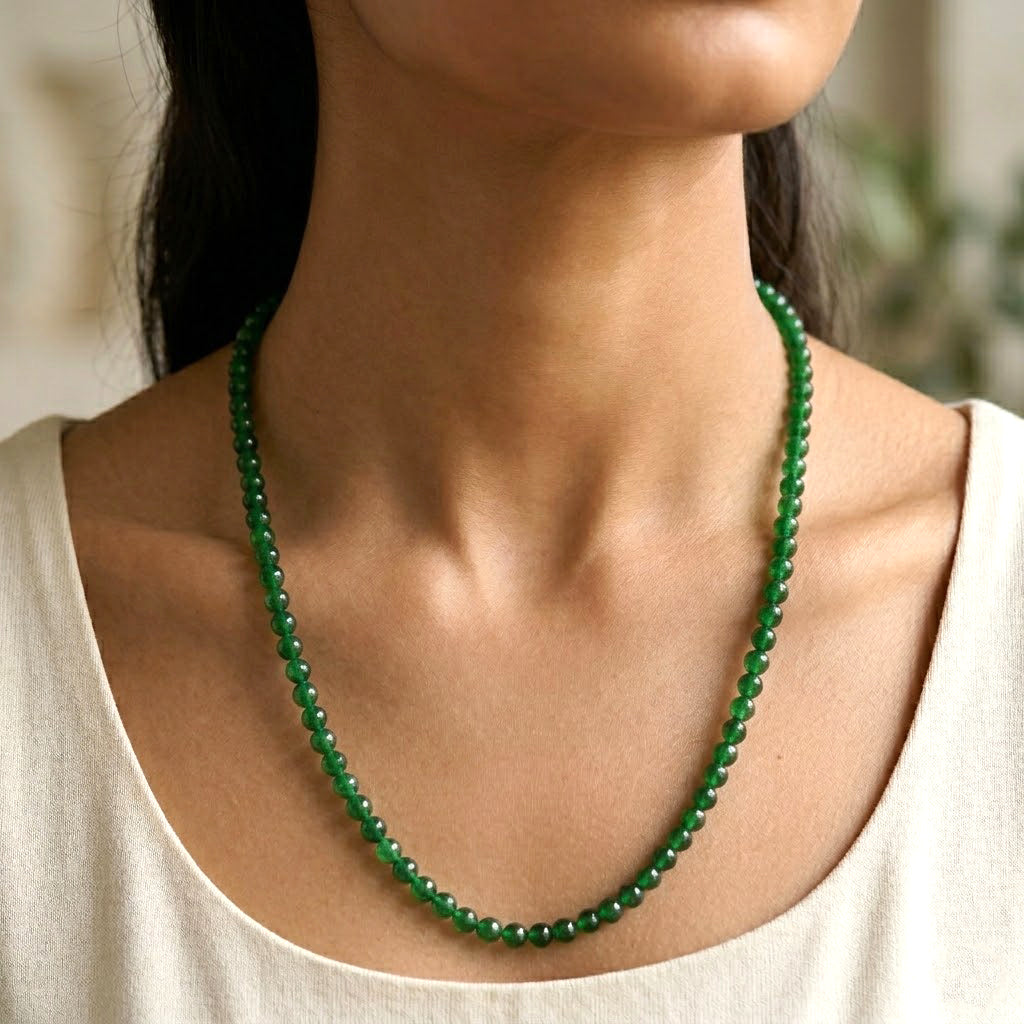 D'Joy - Very Rare AAAA Natural Chrome Diopside Necklace in Gold Overlay Sterling Silver With Lobster Clasp (Size - 20+2 Ext) 85.00 Ct. 8594195 2