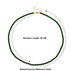 D'Joy - Very Rare AAAA Natural Chrome Diopside Necklace in Gold Overlay Sterling Silver With Lobster Clasp (Size - 20+2 Ext) 85.00 Ct._8594195_4