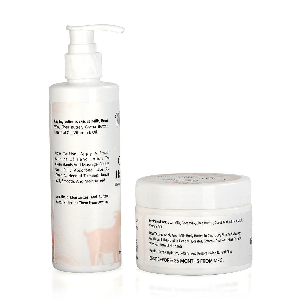 Marigold &amp; Lotus Goat Milk Collection of Hand Lotion (250ml), Body Butter (200g) &amp; Milk Soap (100g) 8594291 5
