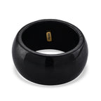 D'Joy Jardin Collection - Black Jade, Red Garnet, Moissanite & White Mother Of Pearl Floral Vine Band Ring in Yellow Gold Plated Sterling Silver_8594507_4