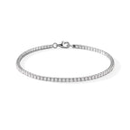 Rachel Galley - Moissanite Tennis Bracelet (Size - 7) in Rhodium Overlay Sterling Silver 2.30 Ct._8595041
