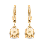 D'Joy Moissanite Earring with Lever Back in 18K Vermeil Yellow Gold Plated Sterling Silver 2.40 Ct._8596509_4