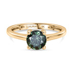 JCK Vegas Find 2026- 9K Yellow Gold SGL Certified Lab Grown Green Diamond (SI) Solitaire Ring 1.00 Ct._8596798