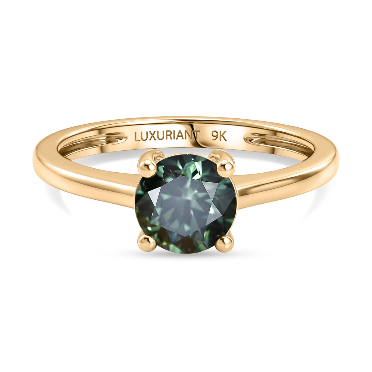 JCK Vegas Find 2026- 9K Yellow Gold SGL Certified Lab Grown Green Diamond (SI) Solitaire Ring 1.00 Ct. 8596798 0