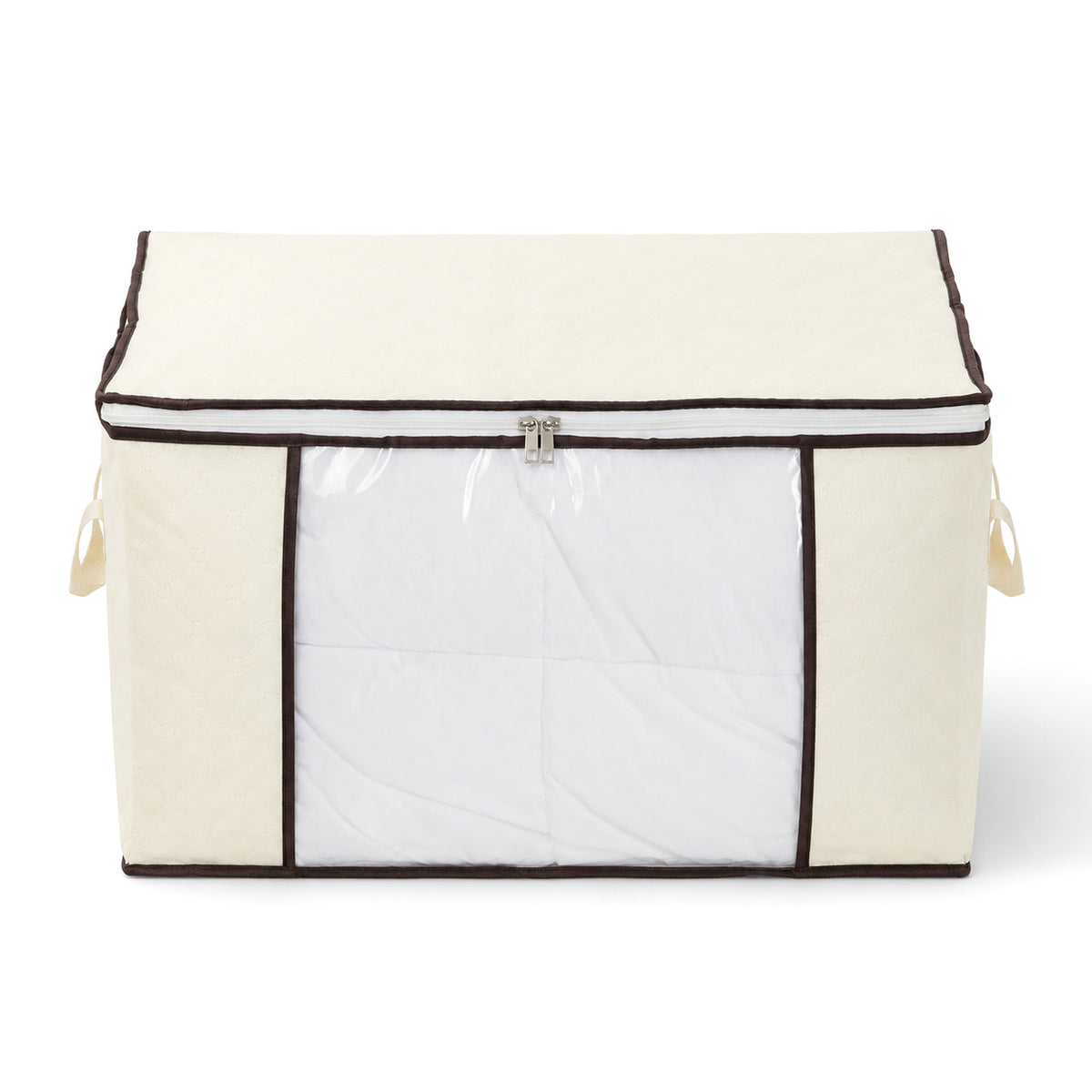 LOWEST EVER PRICE - Set of 5 Large Non-Woven Clothes &amp; Bedding Storage Bags (60 x 41 x 34 cm) - Beige V32639055 2