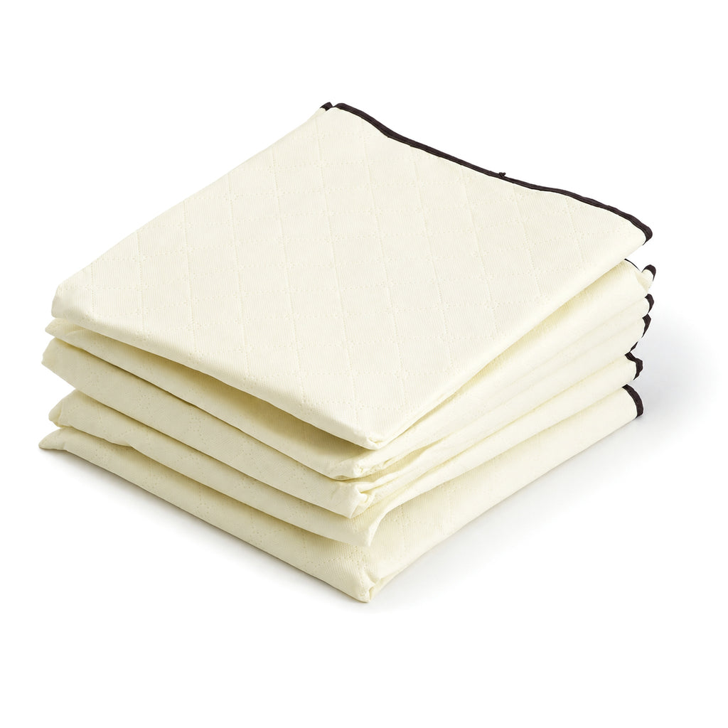Set of 5 Large Non-Woven Clothes & Bedding Storage Bags (60 x 41 x 34 cm) - Beige_8596858_3