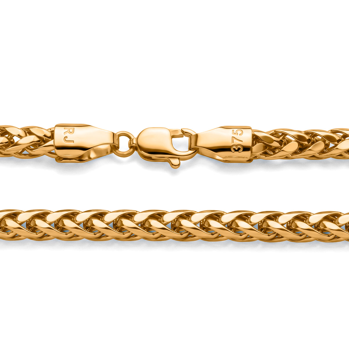 Hatton Garden Closeout- 9K Yellow Gold Spiga Necklace (Size - 24) 14.00 Gram 8596933 1