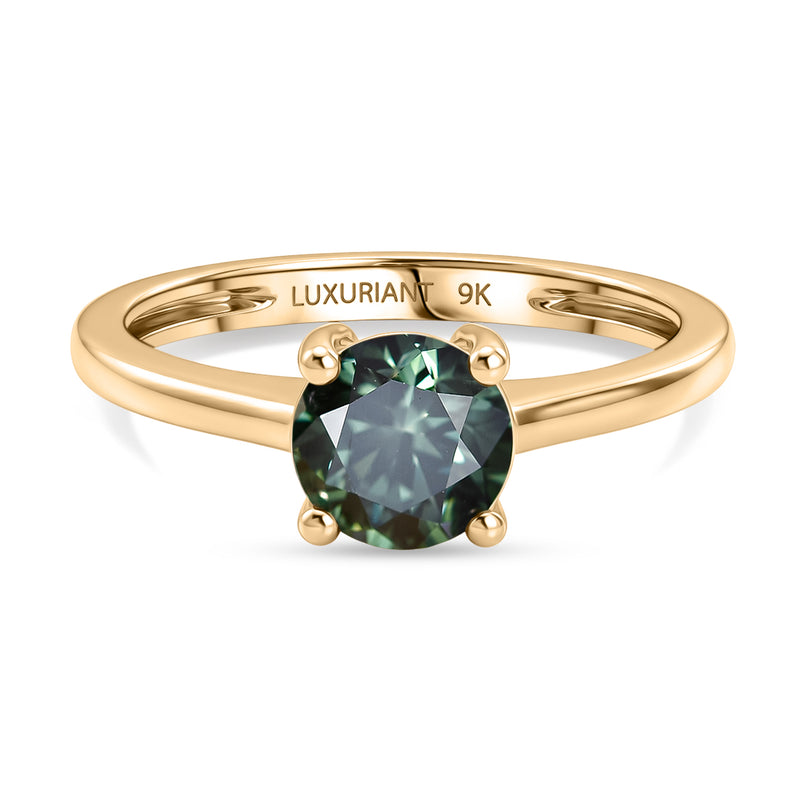 JCK Vegas Find 2026- 9K Yellow Gold SGL Certified Lab Grown Green Diamond (SI) Solitaire Ring 1.00 Ct._8596936