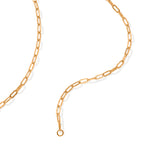 9K Yellow Gold Paperclip Chain (Size - 24) with Lobster Clasp_8596957_2