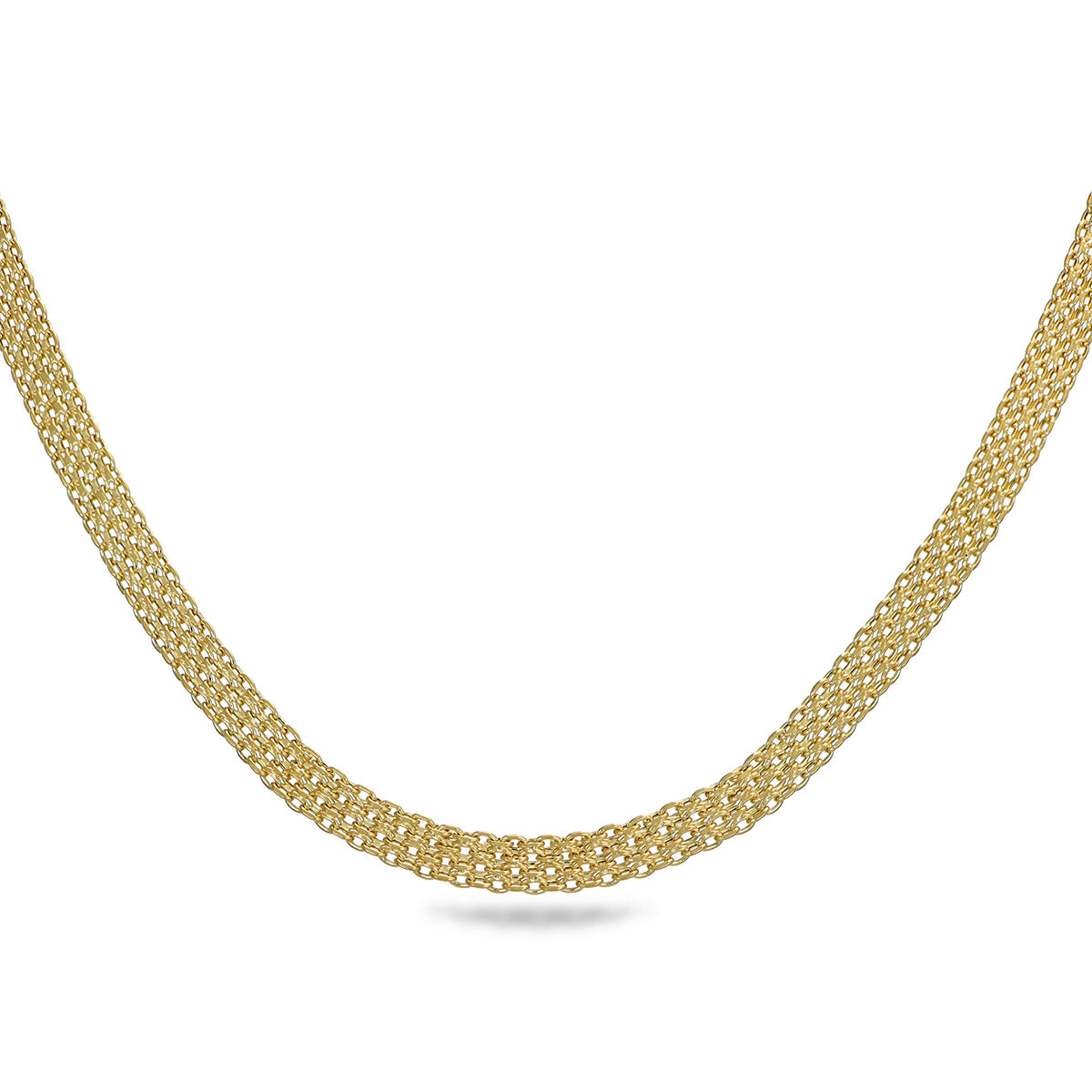 Maestro Collection- 9K Yellow Gold Bismark Necklace (Size - 20) 8597032 0