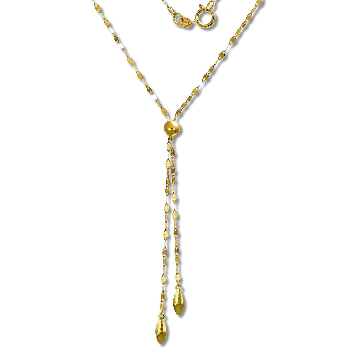 Maestro Collection - 9K Yellow Gold Necklace (Size - 20) with Spring Ring Clasp V32664637 0