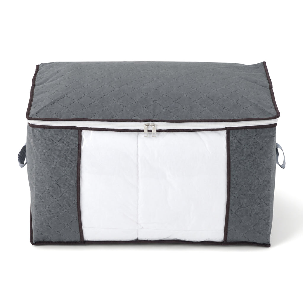 Set of 5 Large Capacity Storage Bags with Zips (Size 60x41x34 cm) - Grey_8597275_1
