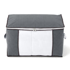 Set of 5 Large Capacity Storage Bags with Zips (Size 60x41x34 cm) - Grey_8597275_1
