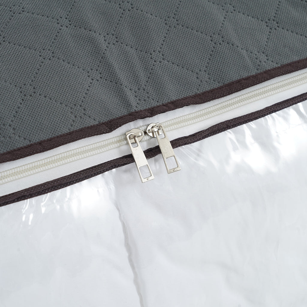 Set of 5 Large Capacity Storage Bags with Zips (Size 60x41x34 cm) - Grey_8597275_4