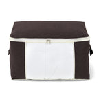 Patterned Storage Box (Size 60x41x34 cm) - Brown_8597276_1