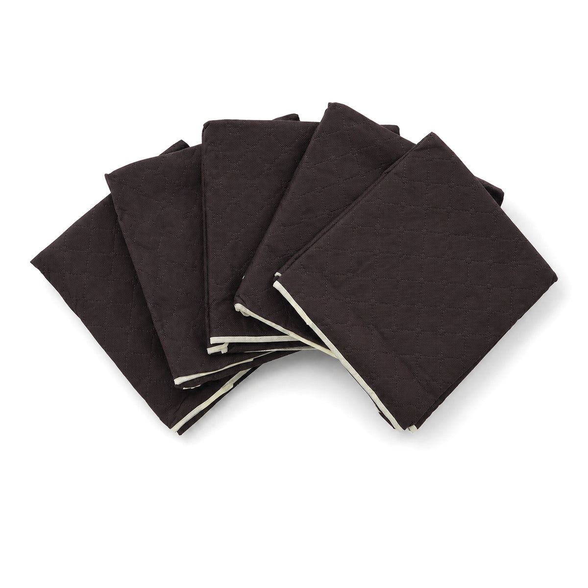 LOWEST EVER PRICE - Set of 5 Large Non-Woven Clothes &amp; Bedding Storage Bags (60 x 41 x 34 cm) - Brown V32636658 3