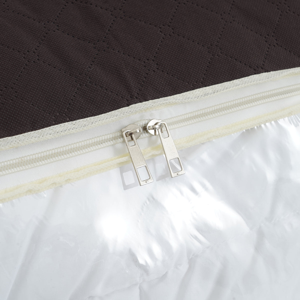 LOWEST EVER PRICE - Set of 5 Large Non-Woven Clothes &amp; Bedding Storage Bags (60 x 41 x 34 cm) - Brown V32636658 5