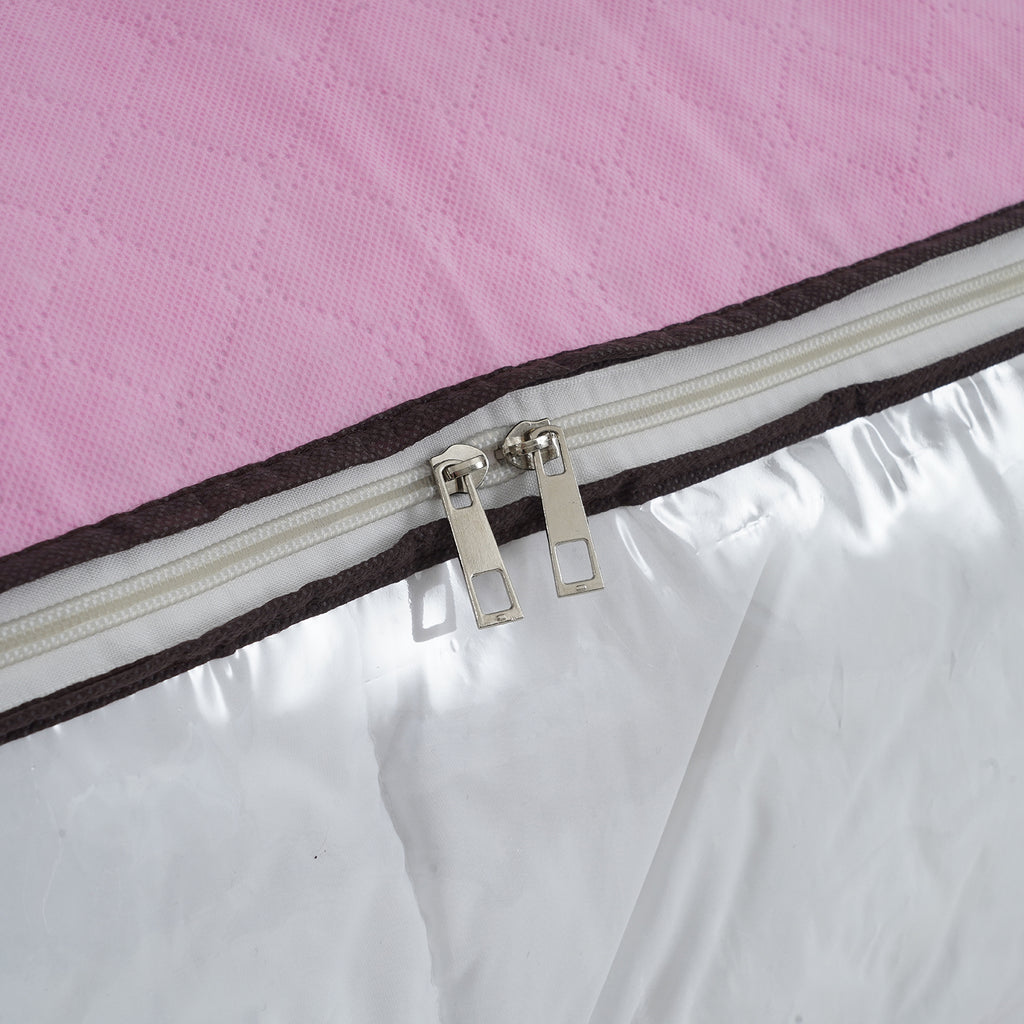 Patterned Storage Box (Size 60x41x34 cm) - Pink_8597277_4