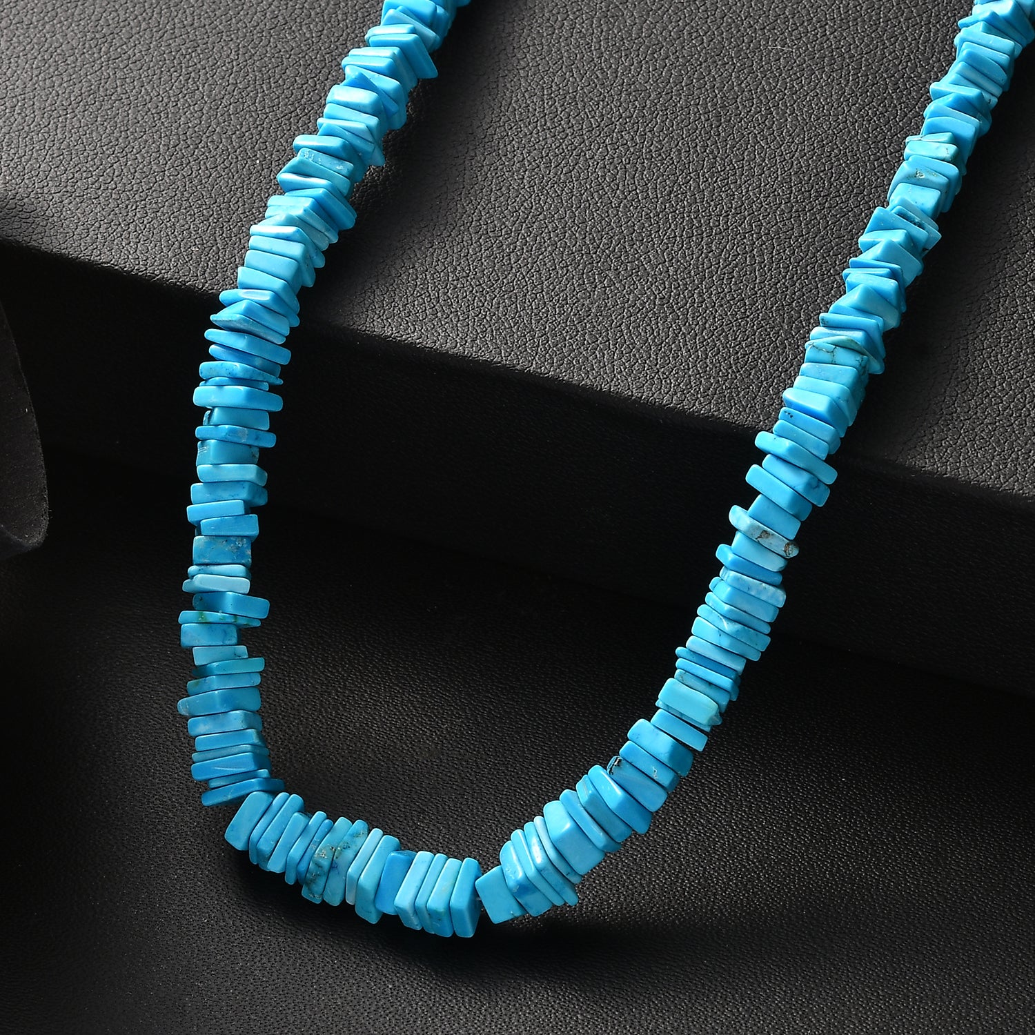 D'Joy - Turquoise Necklace (Size - 18+2 Ext) in Rhodium Overlay Sterling Silver 95.00 Ct. 8597495 3
