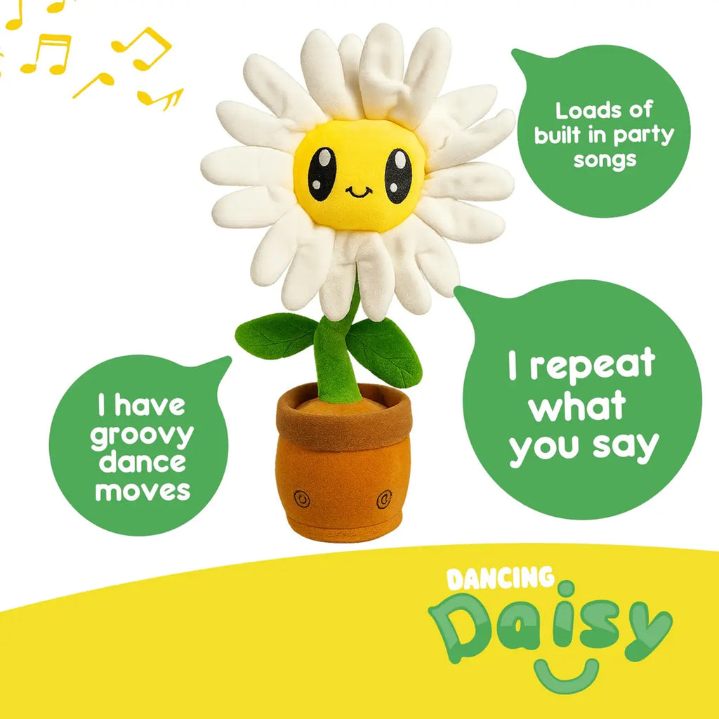 Dancing Daisy Plush Toy (18x12x28cm) - White_8597646_1