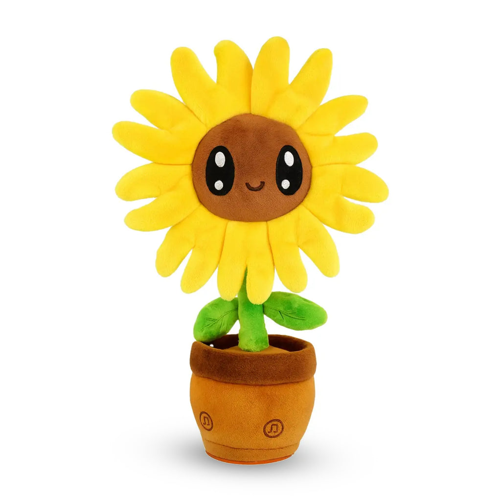 Dancing Sunflower Plush Toy (18x12x28cm)  - Yellow_8597647