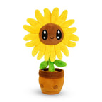 Dancing Sunflower Plush Toy (18x12x28cm)  - Yellow_8597647