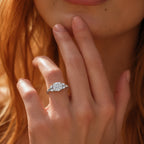 Royal Bali Collection - D'Joy Moissanite Ring in Rhodium Overlay Sterling Silver 2.10 Ct._8597985_1