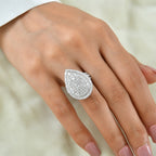 Royal Bali Collection - D'Joy Moissanite Ring in Rhodium Overlay Sterling Silver 2.90 Ct._8598008_1