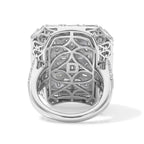 Royal Bali Collection - D'Joy Moissanite Ring in Rhodium Overlay Sterling Silver 4.00 Ct._8598017_4