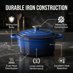 Cookware Set (Size - One Size) - Blue & White_8598151_6