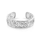 Royal Bali Collection - D'Joy Sterling Silver Cuff Bangle (Size - 7.5), Silver Wt. 26.20 Gms_8598531