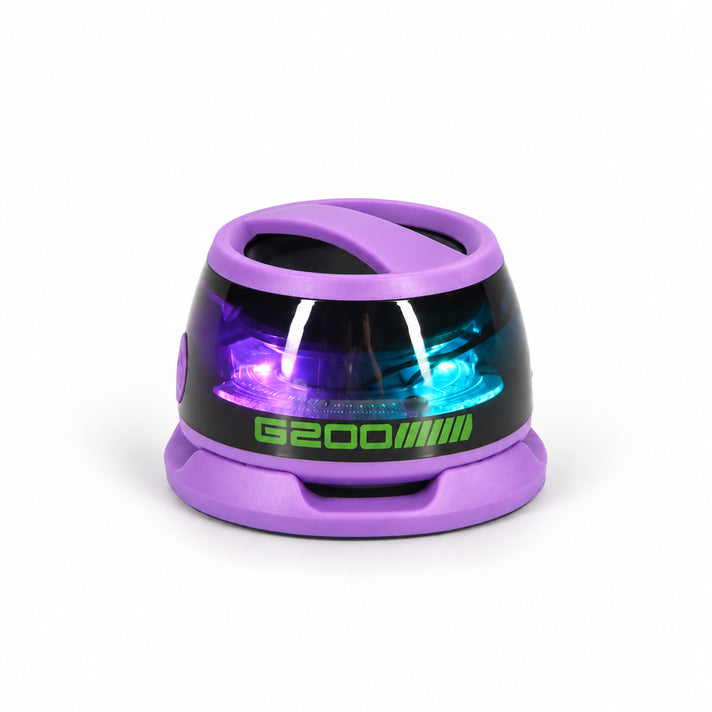 Magnetic Portable Bluetooth 5.3 Speaker with RGB LED Lights &amp; TWS - Purple 8598659 1