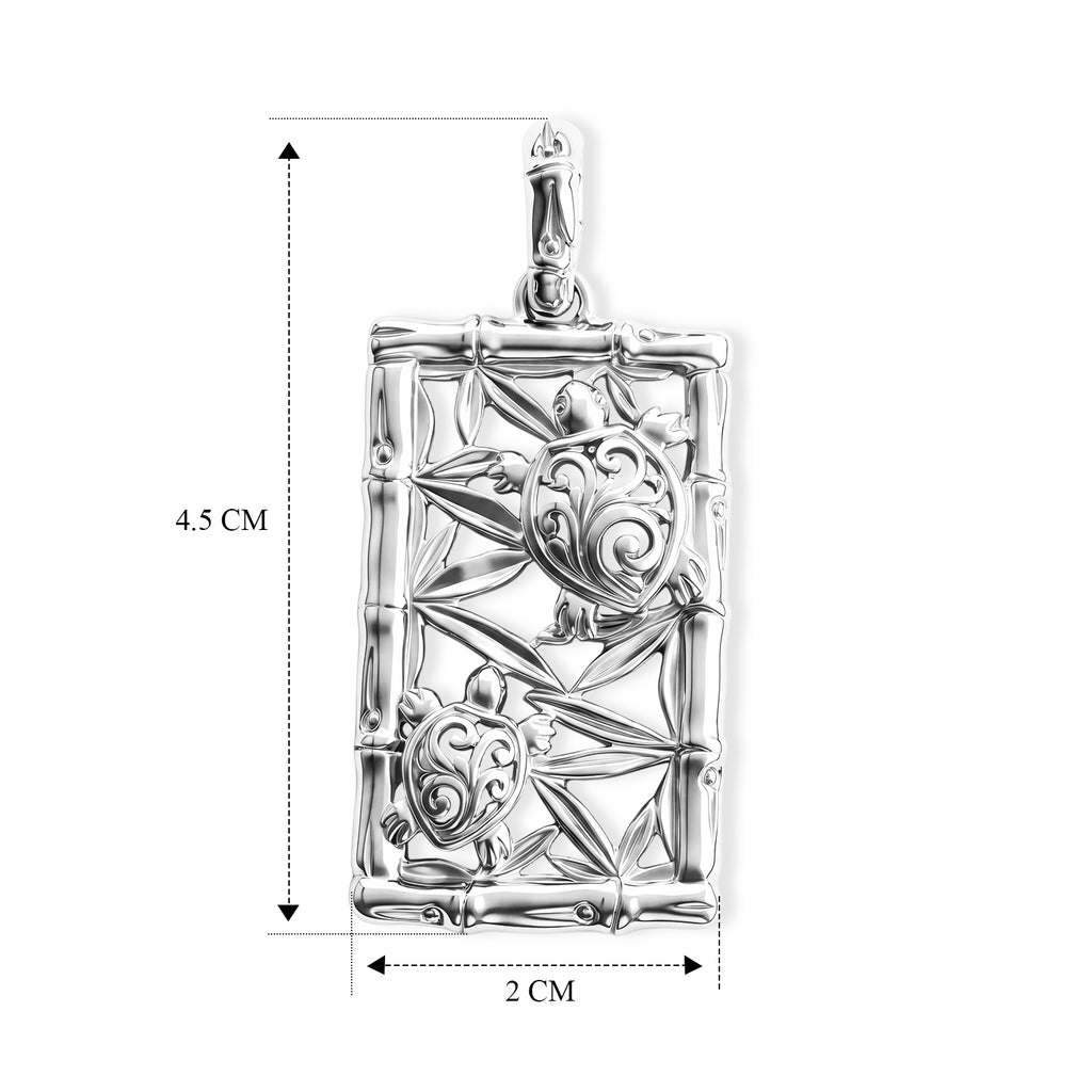 Royal Bali Collection - D'Joy Sterling Silver Turtle Pendant_8599122_5