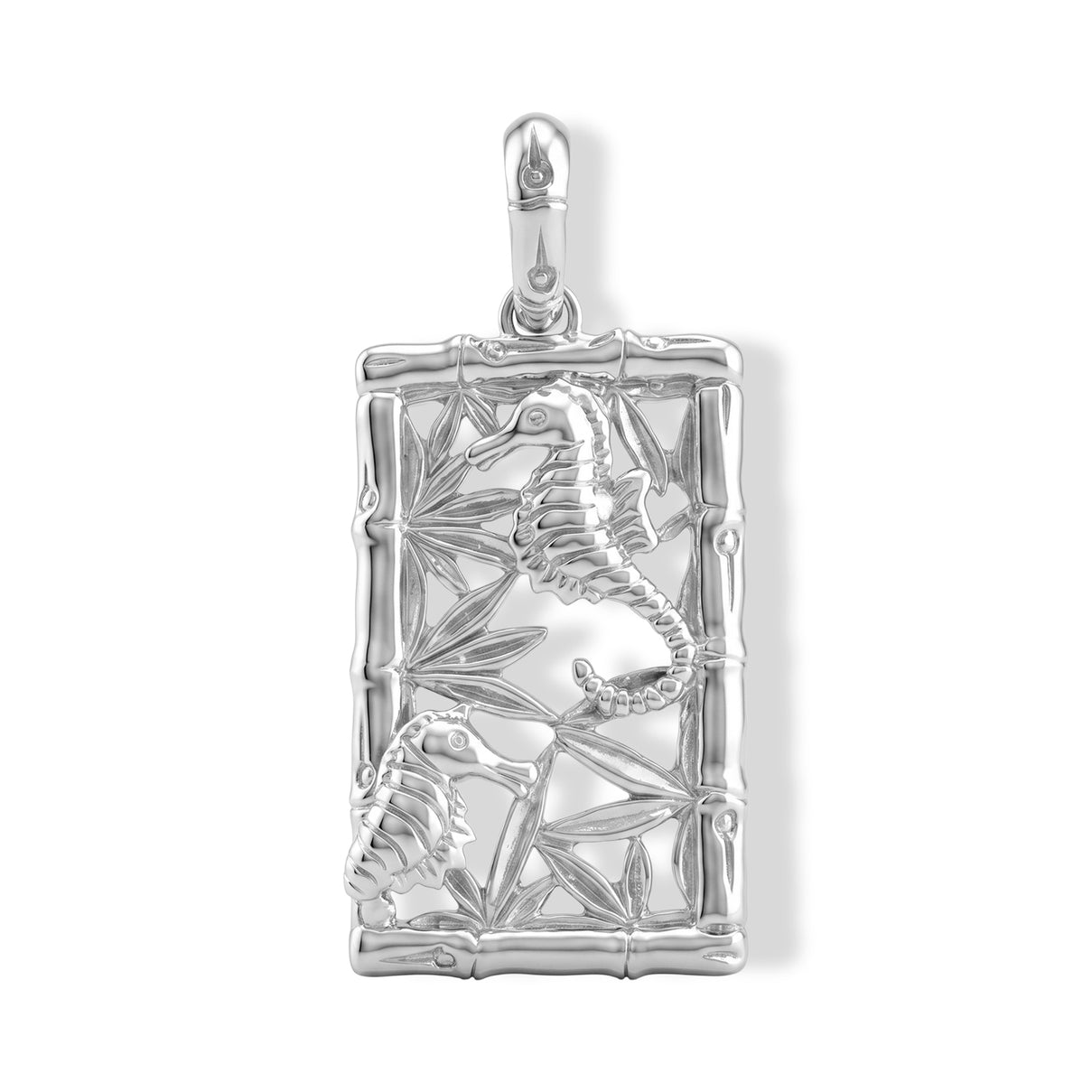 D'Joy Sterling Silver Seahorse Pendant V32516418 0