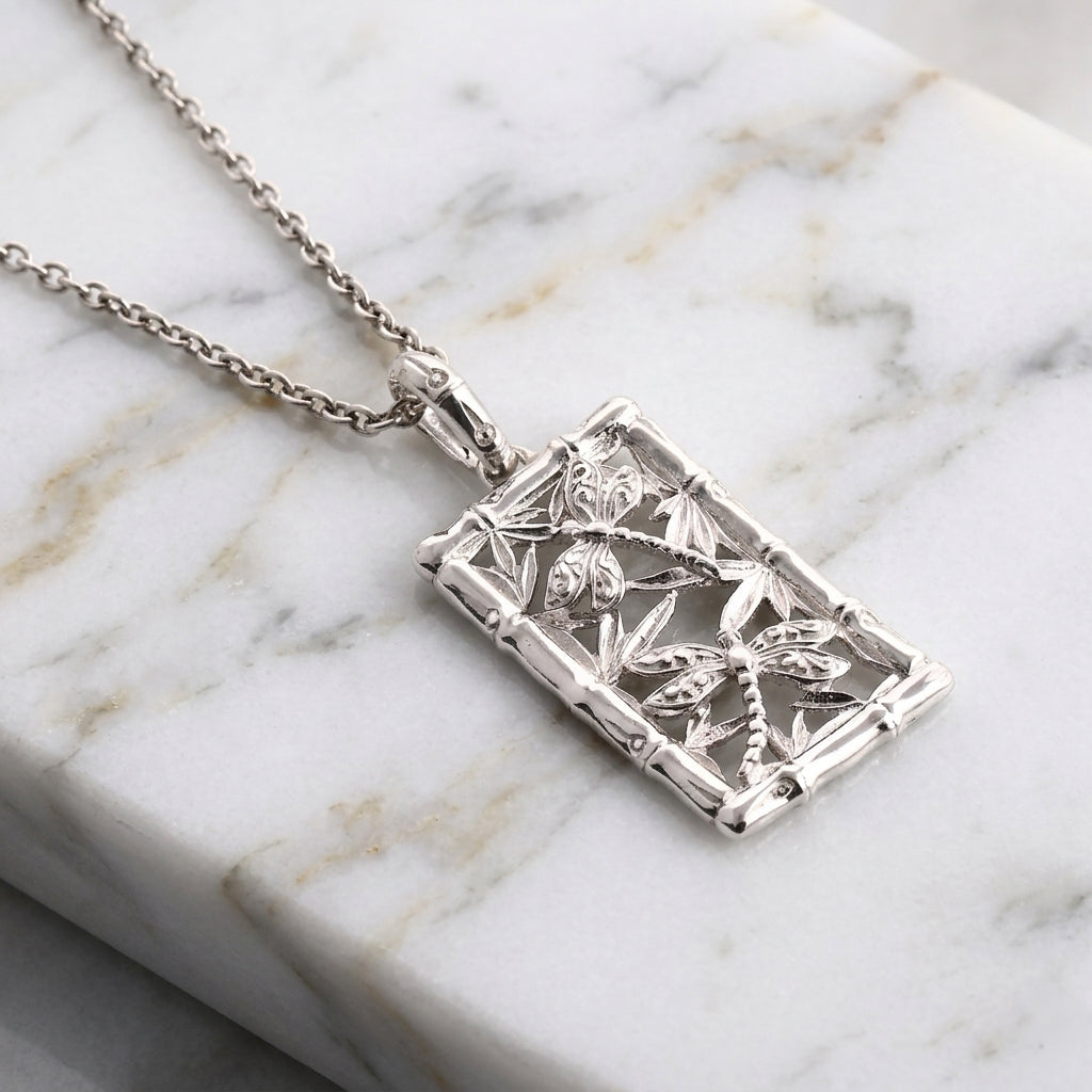 Royal Bali Collection - D'Joy Sterling Silver Dragonfly Pendant_8599136_1