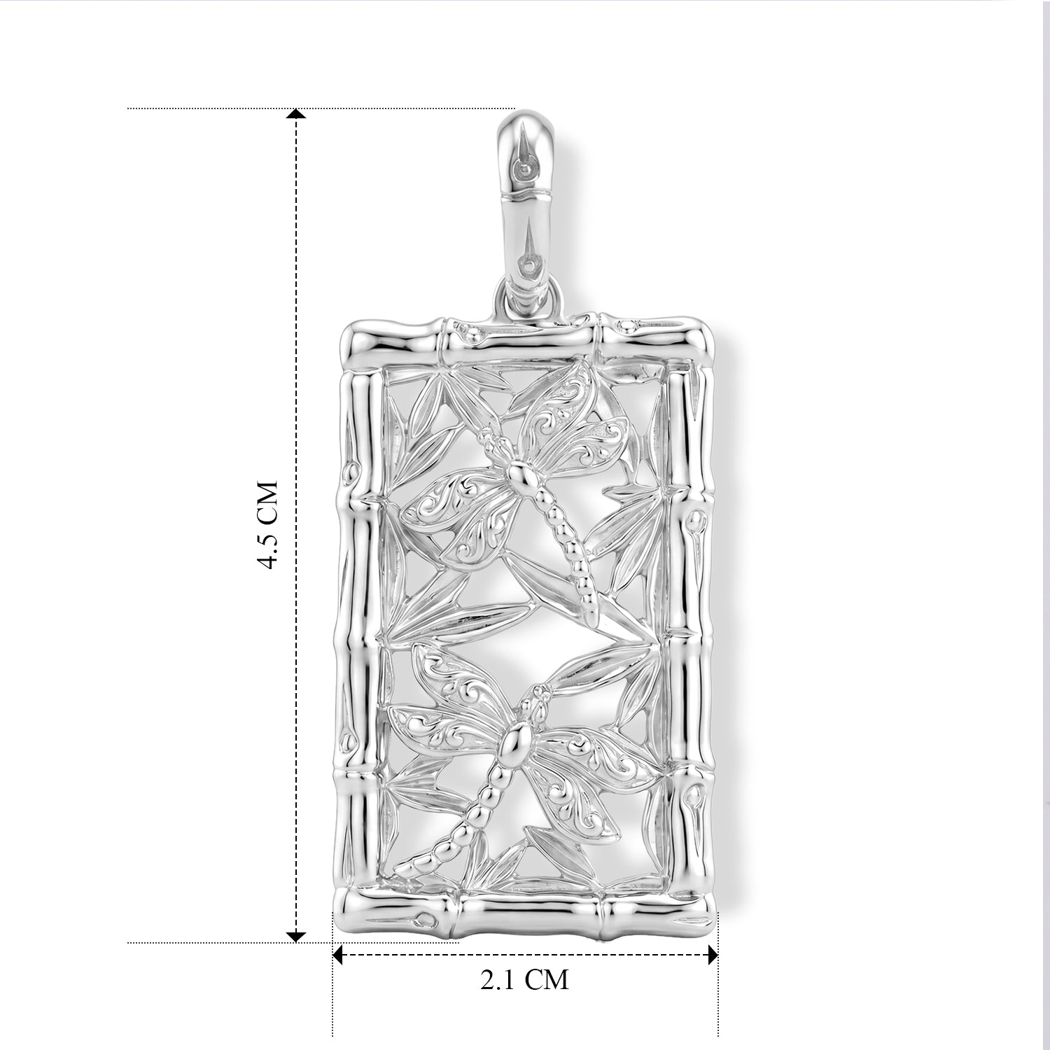 Royal Bali Collection - D'Joy Sterling Silver Dragonfly Pendant 8599136 6