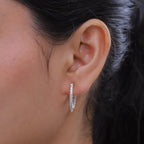 Luxuriant - Lab Grown Diamond (SI/G-H) Full Hoop Earring in 18K Vermeil Yellow Gold Plated Sterling Silver 1.00 Ct._8599168_1