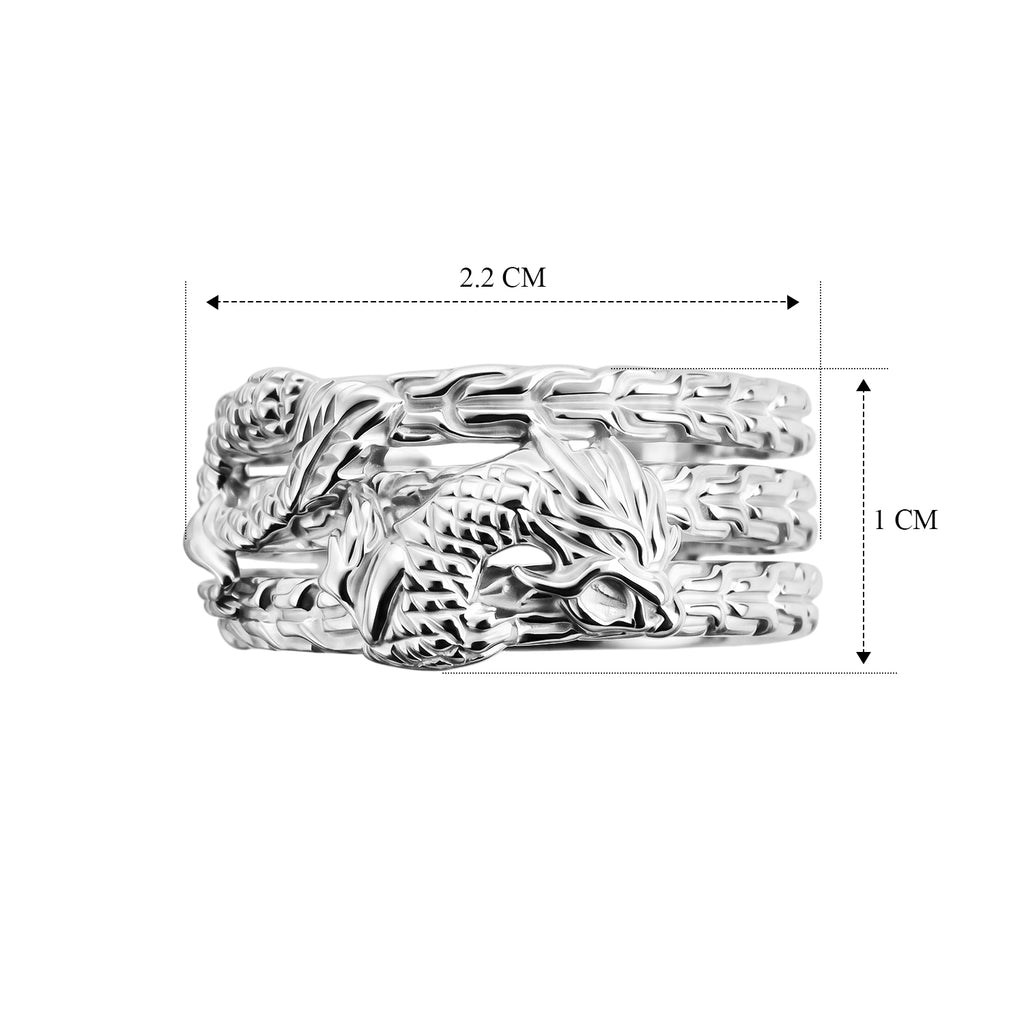 Royal Bali Collection - D'Joy Sterling Silver Dragon Ring_8599233_5