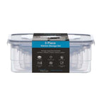 Kitchen Utensils 5-Piece BPA-Free Plastic Food Storage Containers - Grey_8599433_2