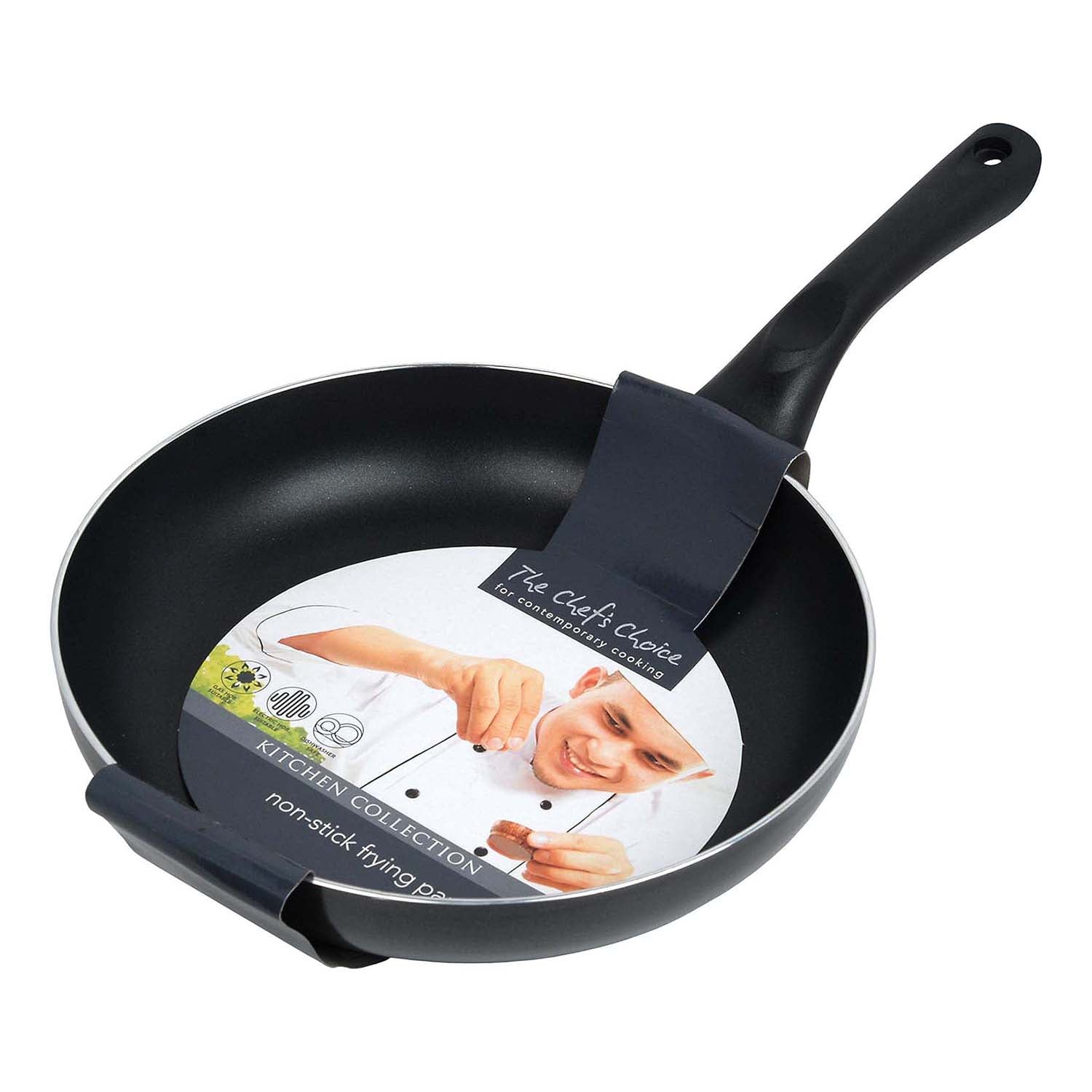 The Chefs Choice Kitchen Collection - 28cm Non-Stick Versatile Deep Wok &amp; Frying Pan for Gas &amp; Electric Hobs with 5 Year Warranty V32364465 1