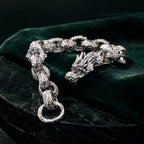 Royal Bali Collection - D'Joy Sterling Silver Tirta Naga Bracelet (Size - 7.5) with Clasp, Silver Wt. 27.70 Gms_8600605_1