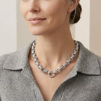 Royal Bali Collection - D'Joy Sterling Silver Tirta Naga Necklace (Size - 20) with Clasp, Silver Wt. 72.70 Gms_8600644_1
